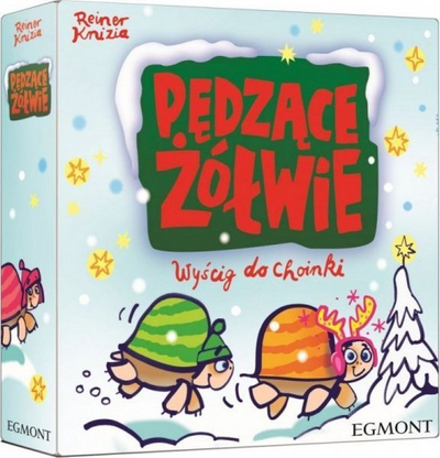 Lojë tavoline Egmont Racing Turtles, edicion Krishtlindjesh, për kalamaj, shumëngjyrëshe