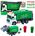 Lodër kamion plehrash Garbage Truck, shkallë 1:16, me drita dhe zëra, jeshile