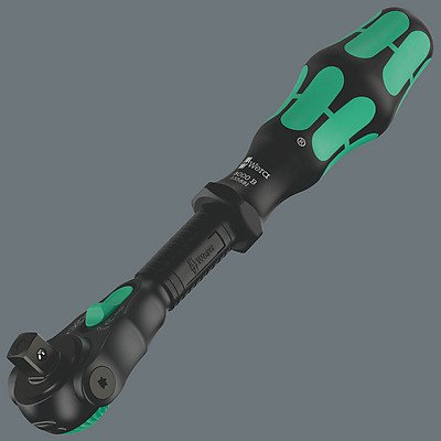 Çelës me krrehër Wera Zyklop Speed 8000 B Black Edition, 3/8", i zi