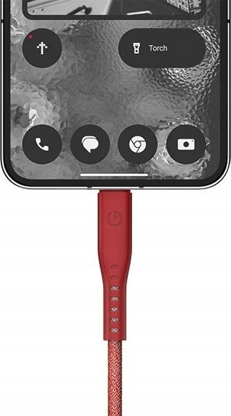 Kabllo karikimi Energea Cable Flow, USB C në USB C, 1.5m, 240W 5A PD, e kuqe