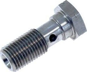 Vidë banjo TurboWorks M12 1.25, 31mm, çelik inox, argjend