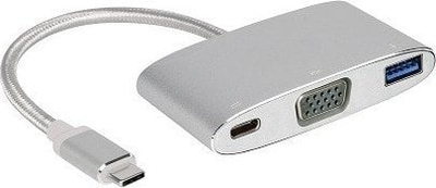 USB-C док станица Innergie 3082186000, приклучна станица за лаптоп, сива