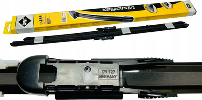 Fshirës xhami SWF VisioFlex 119388, 600mm, beam, i zi