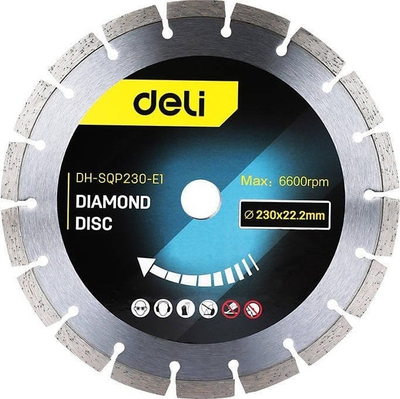 Teh sharrë diamanti Deli EDH-SQP125-E1, 125mm, për pllaka dhe beton