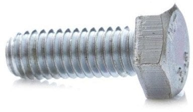 Bulon gjashtëkëndor DIN933, M6, 16mm, metalik