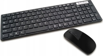 Set tastiere dhe miu ZENWIRE GKM608, wireless 2.4 GHz, i zi