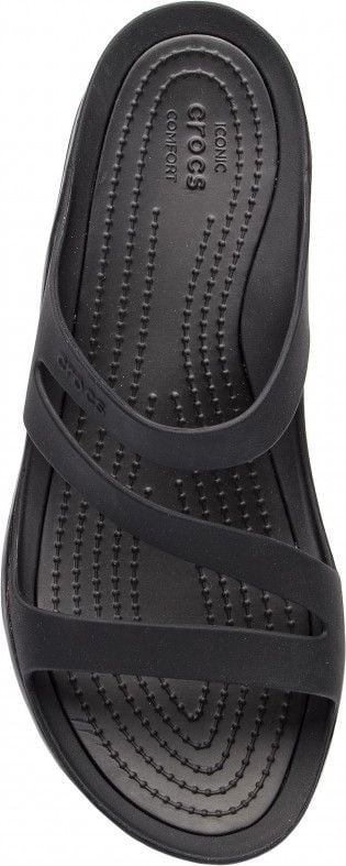 Sandale për gra Crocs Swiftwater Sandal W 203998, Croslite, kundër rrëshqitjes, të zeza