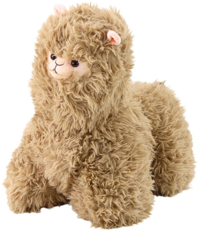 Lodër pelushi LEAN Toys Llama, 40 x 40 cm, bezhë