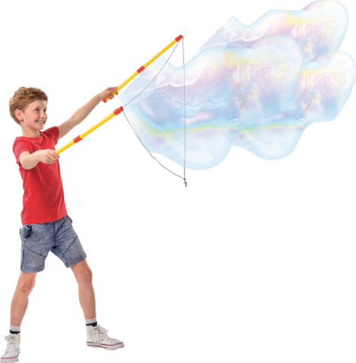 Set flluska t’mdhaja SES Creative Giant Mega Bubbles, shumëngjyrëshe