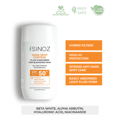 Krem kundër diellit Sinoz Dark Spot Control Fluid SPF 50+, 50ml