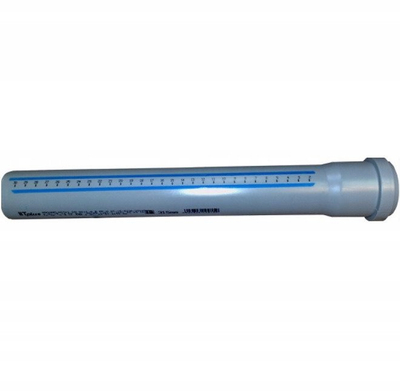 Цевка за одвод HT PLUS HTEM, DN160, 1000mm, PP, сива