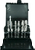 Set freza gërmuese M3 M10, 7 copë, metal, ngjyrë argjendi