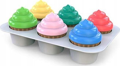 Lodër formash Sort &amp; Sweet Cupcakes, sorter formash, për foshnja 3+ muajshe, shumëngjyrëshe