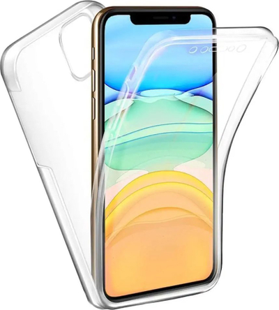 Mbulesë 360 për iPhone 13 Pro Max, polikarbonat TPU, transparente