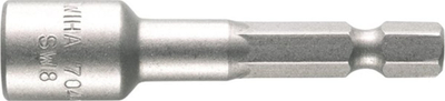 Bit standard me fole E 6.3, 1/4", set 5 copë, metalik