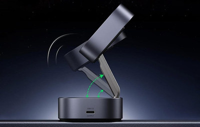 Безжичен полнач со држач ESR HaloLock 2 во 1, MagSafe, за iPhone, црн