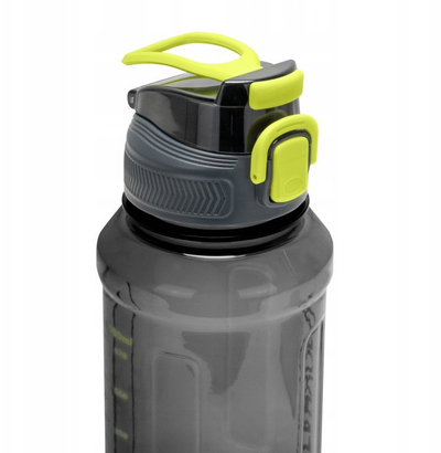 Shishe sportive KiCA Hydro+, 1000 ml, e zezë