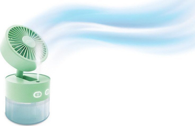 Lagështues ajri me ventilator Media Tech Breeze Fan MT6515, 350ml, portativ, i bardhë