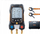Manifold digjital Testo 550s 0564 5501, 2 rrugë, Bluetooth, ngjyrë zi me portokalli
