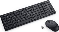 Set tastierë dhe mi DELL KM555, kompakt dhe i qetë, pa tela, US International QWERTY, i zi