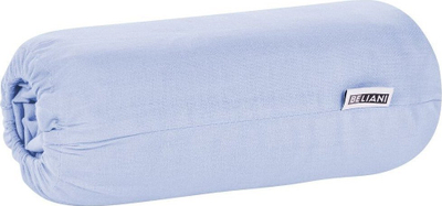 Напростирка fitted JANBU Cotton, 140 x 200 cm, памук, светло сина