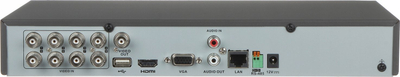 Videorekorder DVR Hikvision Turbo HD AcuSense, 8 kanale, 2 IP Full HD, i zi
