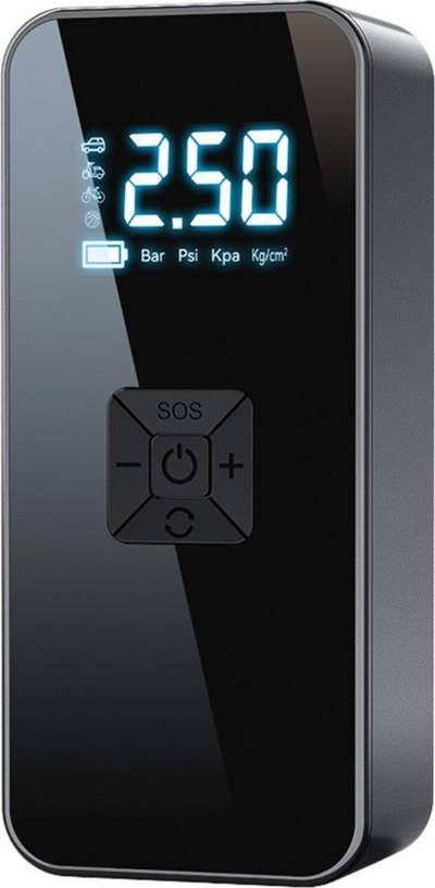 Kompresor elektrik portativ mini me ekran digjital, 12V, LED, i zi