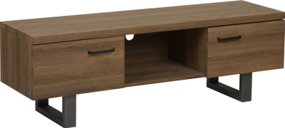 Komodë TV Beliani TIMBER, 140cm, MDF, dru i errët