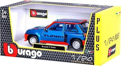 Model makine Bburago Renault 5 Turbo 1982, shkalla 1:24, die-cast metal, për koleksion