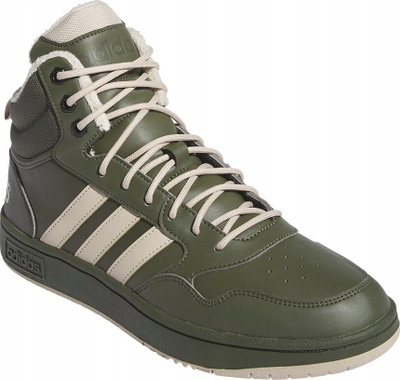 Atlete basketbolli Adidas Hoops 3.0 Mid Wtr, të larta, për dimër, jeshile