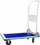 Karrocë transportuese GEKO, kapacitet 150 kg, platformë metalike, blu