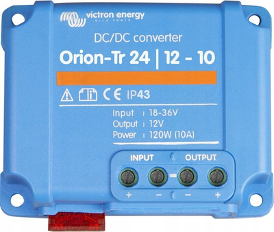 Konvertues DC/DC Victron Energy Orion-Tr 24/12-10, 18-35 V, 12 V, 120W
