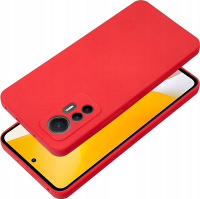 Mbulesë telefoni Forcell Soft për Xiaomi Redmi 12C, silikon e kuqe