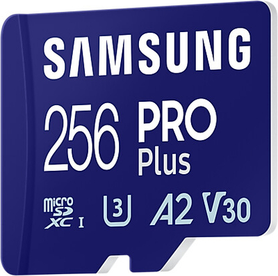 Kartë memorie Samsung PRO Plus UHS-I U3 (Class 10) Micro SDXC 256GB + përshtatës USB
