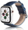 Rrip lëkure Beline Smartwatch për Apple Watch 42/44/45/49mm, i kaltër