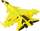 Avion lodër Leantoys Friction-Powered Fighter Plane, shkalla 1:72, me mekanizëm me fërkim, i verdhë