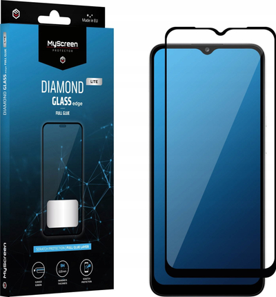 Xham mbrojtës MyScreen Diamond Glass Lite Edge, 9H, Full Glue, i zi