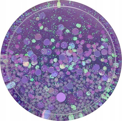 Mbajtëse telefoni PopSockets PopGrip TidePool Lavender, me ngjitës, me shkëlqim, lejla