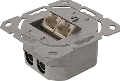 Fole muri InLine Cat.6, 2x RJ45 (75602K), e bardhë 