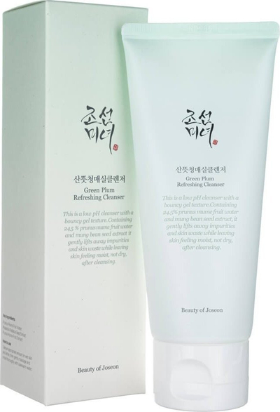 Pastrues fytyre Beauty of Joseon Green Plum Refreshing Cleanser, 100ml, për lëkurë të yndyrshme