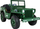 Makinë lodër elektrike Jeep Willys Military, 12V, 3 vende, jeshile ushtarake