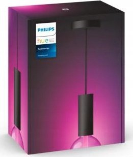 Llambadar Philips Hue Pendant, bazë E27, një llambë, i zi