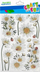 Ngjitëse zbukurimi Craft with Fun Chamomile, ornamente me lule, shumëngjyrëshe