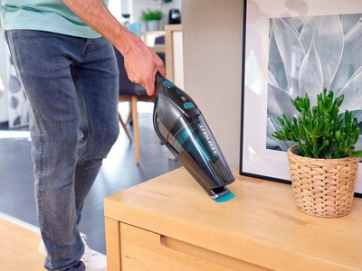 Fshesë elektrike Leifheit Rotaro PowerVac, e zezë