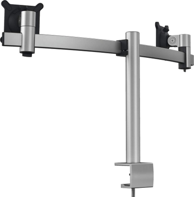Mbajtëse tavoline Durable Desk Mount Pro, për 2 monitorë 21"-27", metal, e zezë