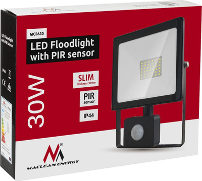 Dritë projektuese Maclean, LED, 30W, e bardhë