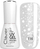 Llakk thonjsh hibrid Clavier Luxury Snowflakes 116, me grimca holografike, 10ml, i bardhë transparent