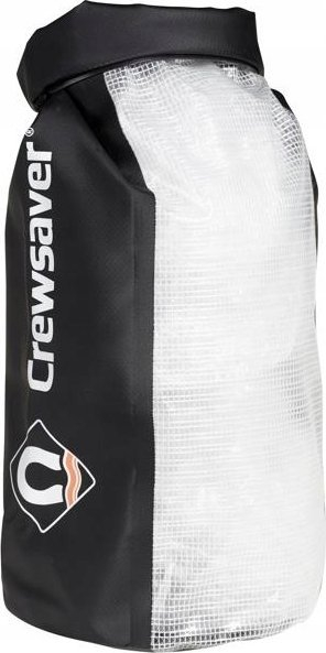 Çantë Crewsaver Bute 20L, për me çu gjëra, që s’e kap uji, e bardhë me të zezë
