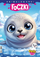 Книга за бојадисување Seals Animal Coloring, со големи налепници, за деца
