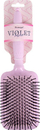 Furçë flokësh Donegal 1299 Pastel Violet, për krehje të përditshme, vjollcë